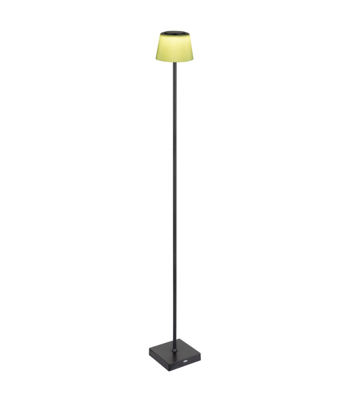 Gregoir LED Integrated Floor Lamp Matt Black Green IP44 LED Dimmable 3000-4000K Touch Dimmer-1