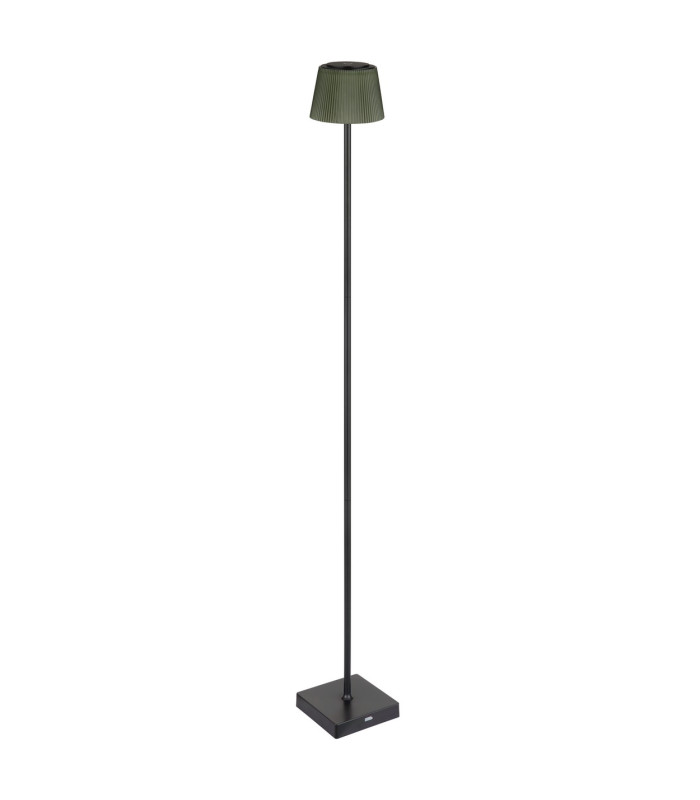 Gregoir LED Integrated Floor Lamp Matt Black Green IP44 LED Dimmable 3000-4000K Touch Dimmer-2