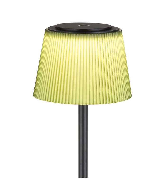 Gregoir LED Integrated Floor Lamp Matt Black Green IP44 LED Dimmable 3000-4000K Touch Dimmer-4