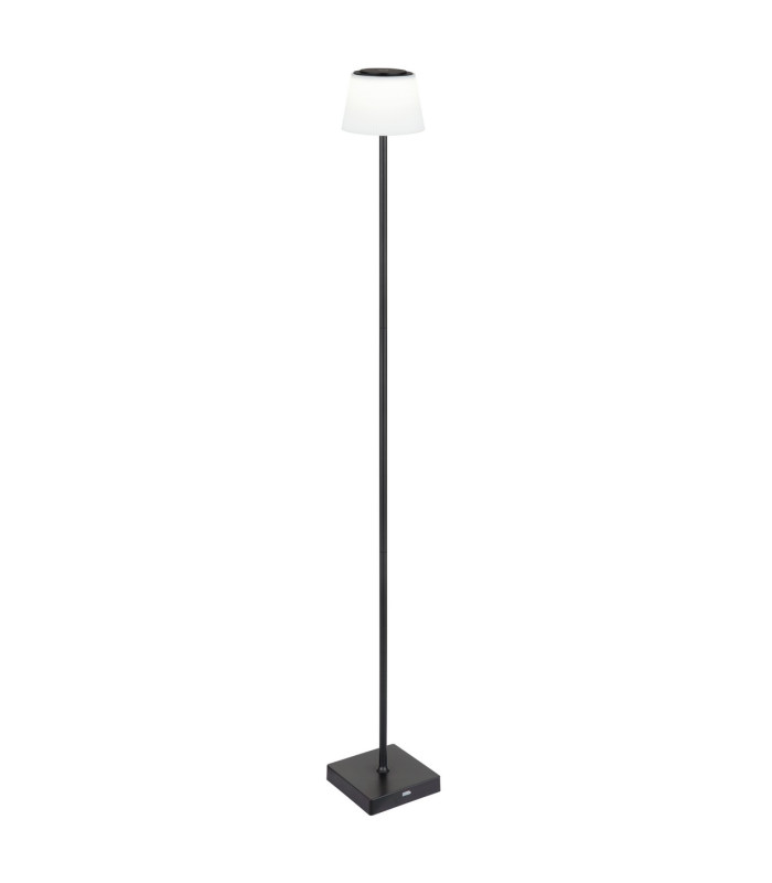 Gregoir LED Integrated Floor Lamp Matt Black White IP44 LED Dimmable 3000-4000K Touch Dimmer-6