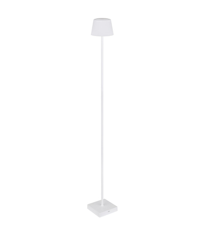 Gregoir LED Integrated Floor Lamp White Matt IP44 LED Dimmable 3000-5000K Touch Dimmer-2