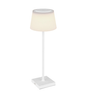 Gregoir Bedside Table Lamp White Matt IP44 LED Dimmable 3000-5000K Touch Dimmer-1