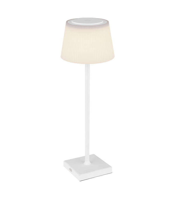 Gregoir Bedside Table Lamp White Matt IP44 LED Dimmable 3000-5000K Touch Dimmer-1