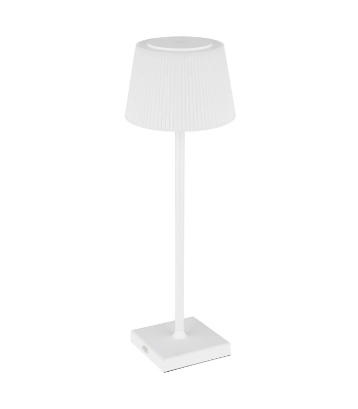 Gregoir Bedside Table Lamp White Matt IP44 LED Dimmable 3000-5000K Touch Dimmer-2