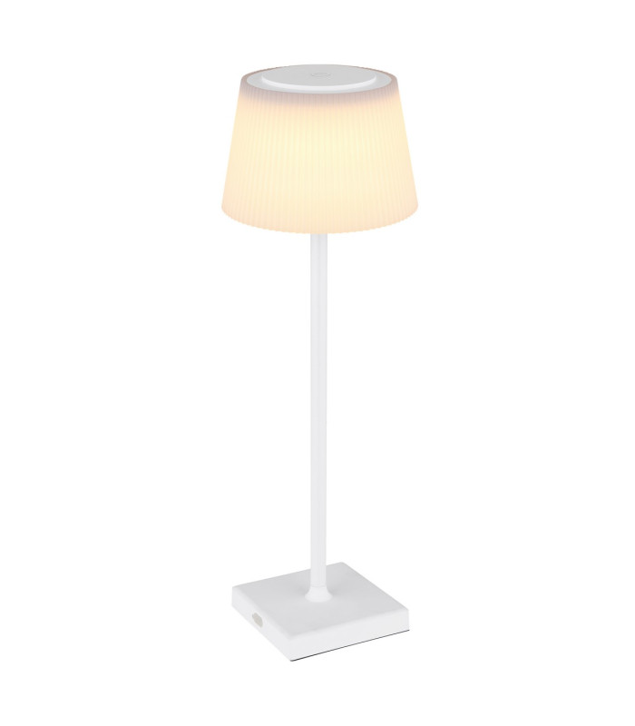 Gregoir Bedside Table Lamp White Matt IP44 LED Dimmable 3000-5000K Touch Dimmer-5