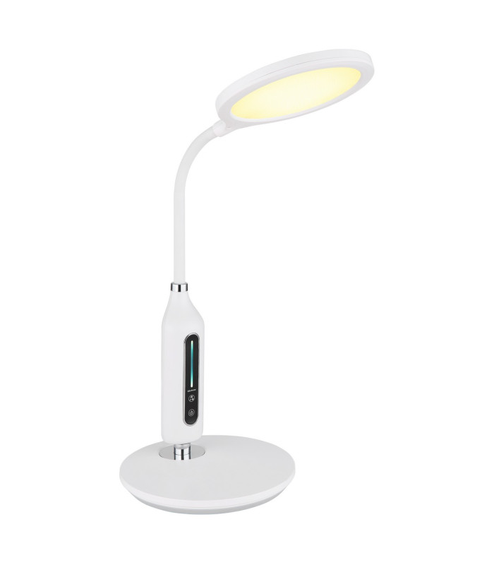 Fruggy Desk Task Lamp White Matt LED Dimmable 3000-6500K Touch Dimmer-3