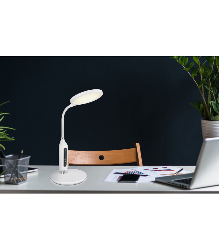 Fruggy Desk Task Lamp White Matt LED Dimmable 3000-6500K Touch Dimmer-10