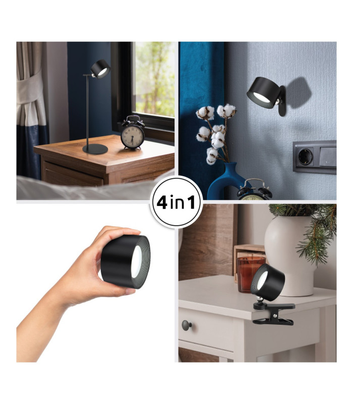 Jorje Integrated LED Table Lamp Matt Black LED 3000-5000K-19