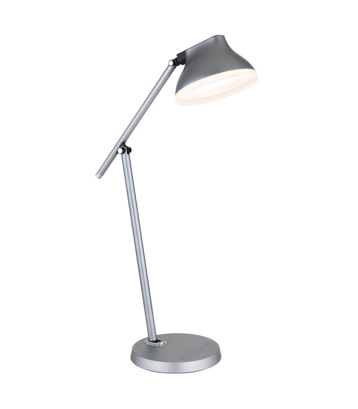 Halvar Desk Task Lamp Grey Matt LED Dimmable 4000K Touch Dimmer Timer-1