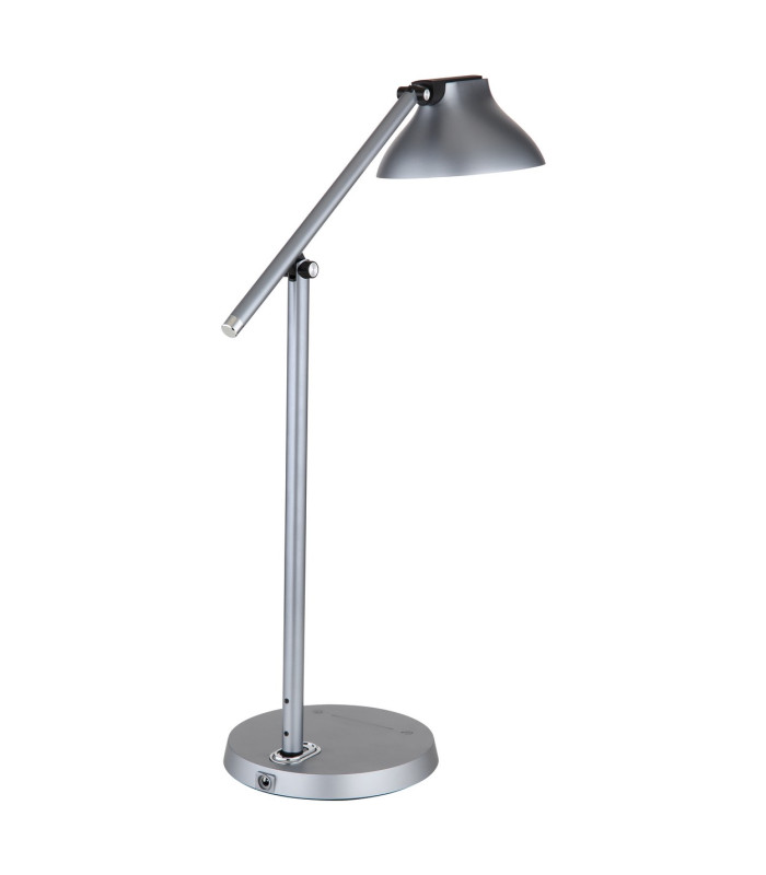 Halvar Desk Task Lamp Grey Matt LED Dimmable 4000K Touch Dimmer Timer-5