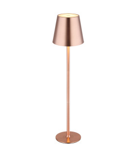 Vannie Bedside Table Lamp Copper Colored Brushed IP44 LED 3000K Touch Dimmer-1