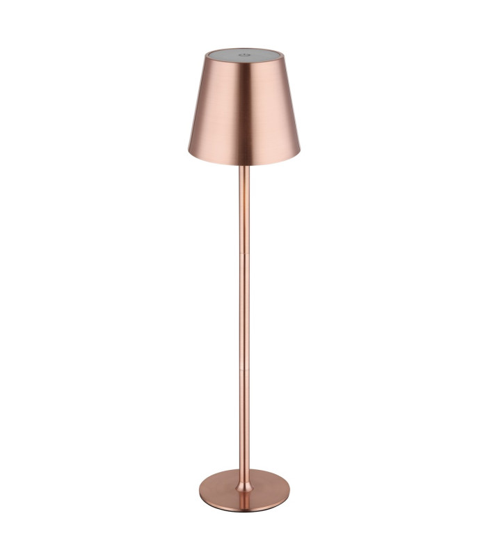 Vannie Bedside Table Lamp Copper Colored Brushed IP44 LED 3000K Touch Dimmer-2