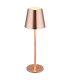 Vannie Bedside Table Lamp Copper Colored Brushed IP44 LED 3000K Touch Dimmer-5