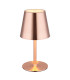 Vannie Bedside Table Lamp Copper Colored Brushed IP44 LED 3000K Touch Dimmer-6