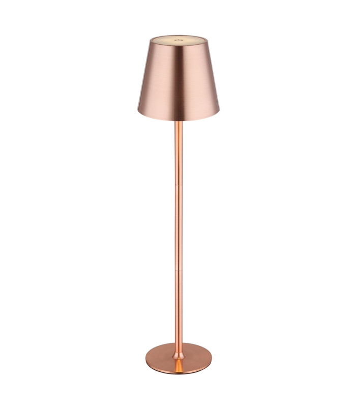 Vannie Bedside Table Lamp Copper Colored Brushed IP44 LED 3000K Touch Dimmer-10