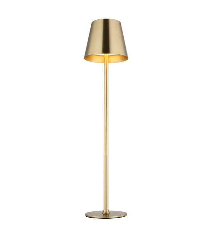 Vannie Bedside Table Lamp Brass-Coloured Brushed IP44 LED 3000K Touch Dimmer-3