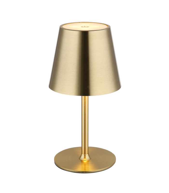 Vannie Bedside Table Lamp Brass-Coloured Brushed IP44 LED 3000K Touch Dimmer-6