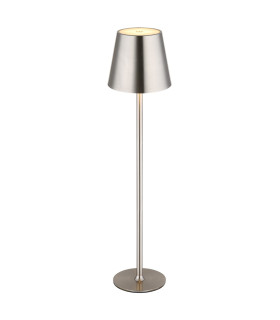 Vannie Bedside Table Lamp Nickel Matt IP44 LED 3000K Touch Dimmer-1