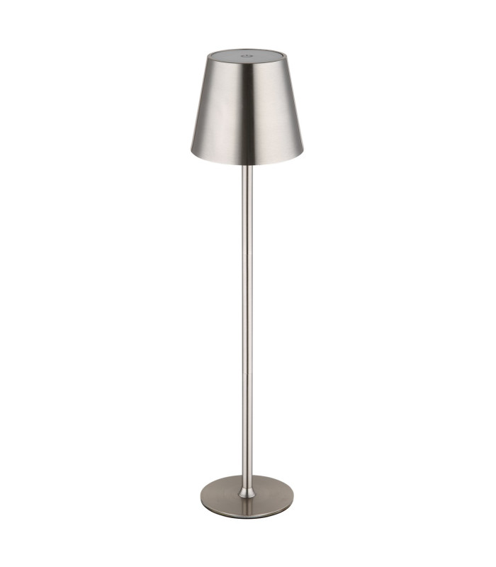 Vannie Bedside Table Lamp Nickel Matt IP44 LED 3000K Touch Dimmer-2
