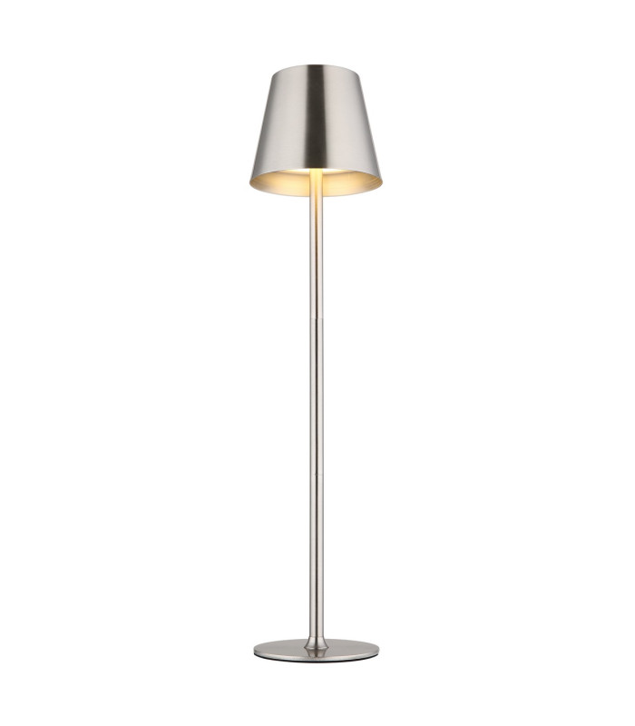 Vannie Bedside Table Lamp Nickel Matt IP44 LED 3000K Touch Dimmer-3