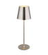 Vannie Bedside Table Lamp Nickel Matt IP44 LED 3000K Touch Dimmer-5