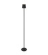 Vannie LED Integrated Floor Lamp Matt Black IP44 LED Dimmable 3000K Touch Dimmer-1