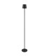 Vannie LED Integrated Floor Lamp Matt Black IP44 LED Dimmable 3000K Touch Dimmer-2
