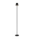 Vannie LED Integrated Floor Lamp Matt Black IP44 LED Dimmable 3000K Touch Dimmer-3