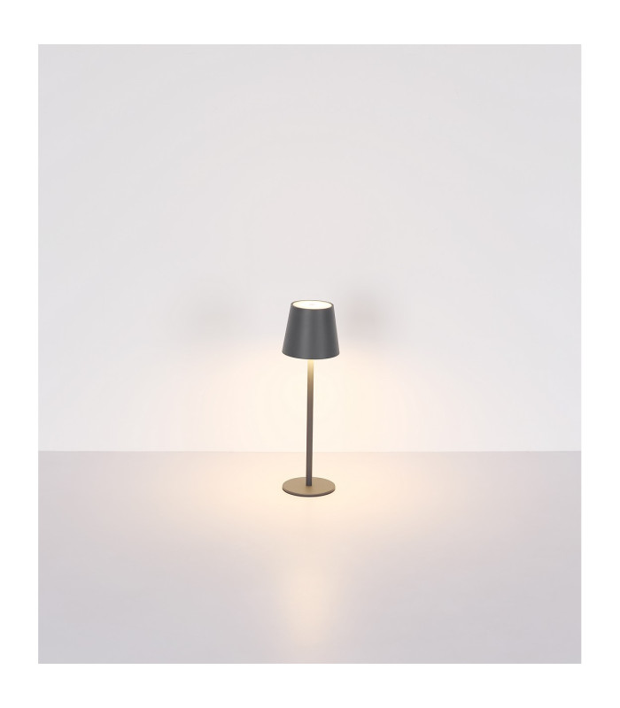 Vannie LED Integrated Floor Lamp Matt Black IP44 LED Dimmable 3000K Touch Dimmer-7