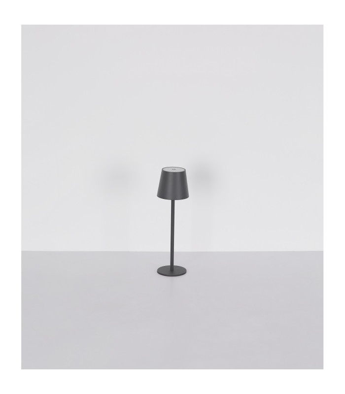 Vannie LED Integrated Floor Lamp Matt Black IP44 LED Dimmable 3000K Touch Dimmer-8