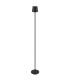 Vannie LED Integrated Floor Lamp Matt Black IP44 LED Dimmable 3000K Touch Dimmer-10