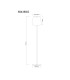 Vannie LED Integrated Floor Lamp Matt Black IP44 LED Dimmable 3000K Touch Dimmer-11