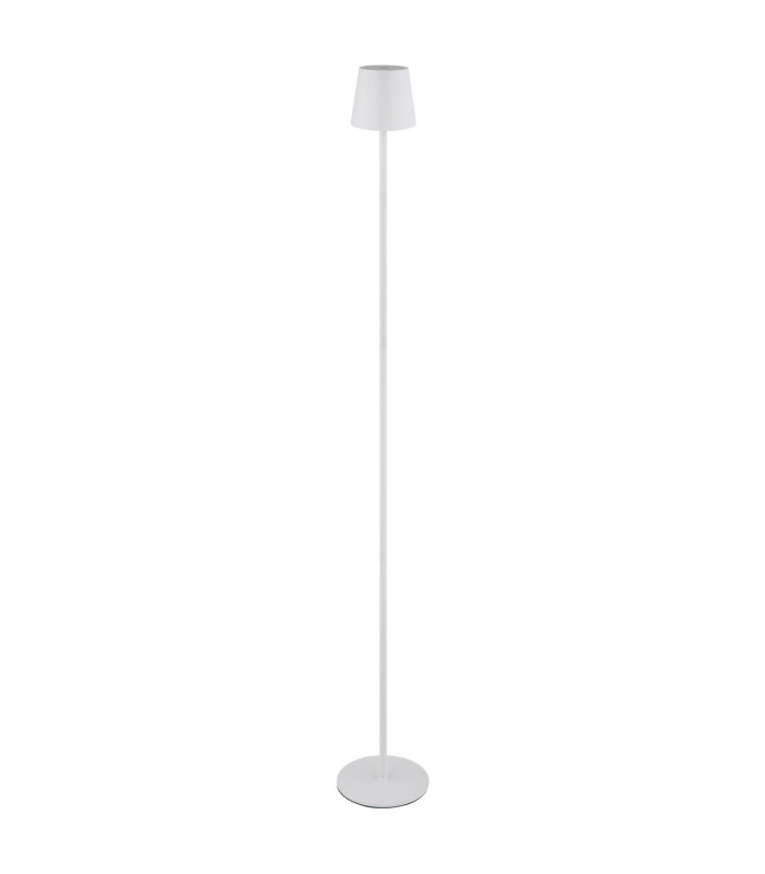 Vannie LED Integrated Floor Lamp White Matt IP44 LED Dimmable 3000K Touch Dimmer-2