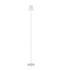 Vannie LED Integrated Floor Lamp White Matt IP44 LED Dimmable 3000K Touch Dimmer-3