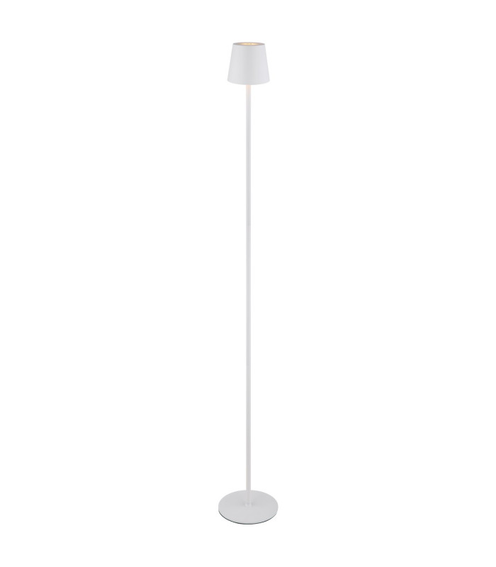 Vannie LED Integrated Floor Lamp White Matt IP44 LED Dimmable 3000K Touch Dimmer-10