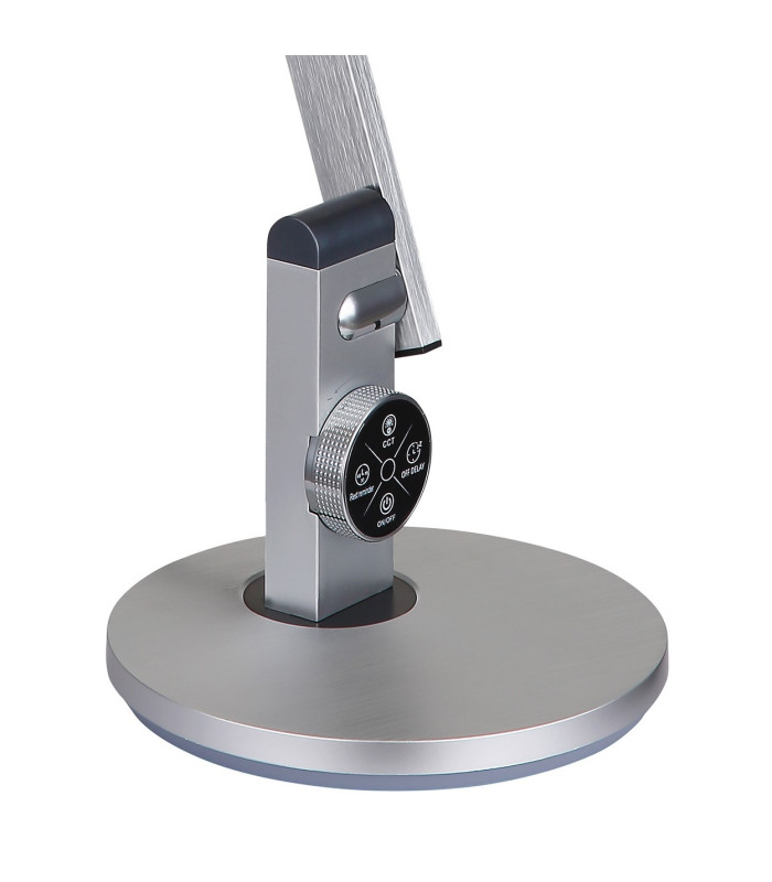 Solana Desk Task Lamp Aluminium Brushed LED Dimmable 3000-6500K Timer-4