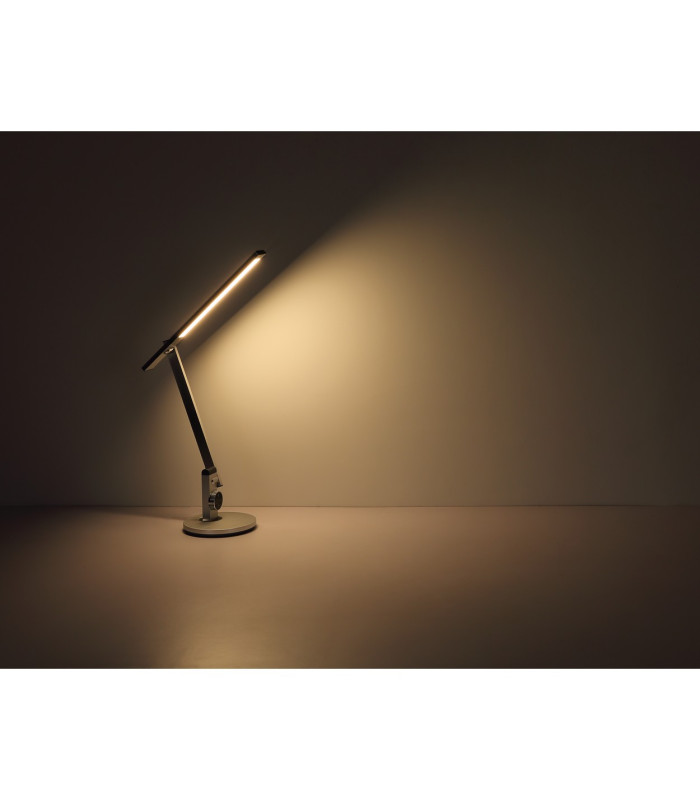 Solana Desk Task Lamp Aluminium Brushed LED Dimmable 3000-6500K Timer-9