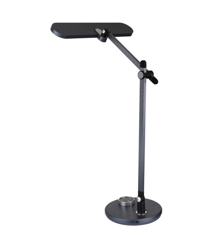 Berletta Desk Task Lamp Grey Dark LED Dimmable 3000-4000K Timer-3