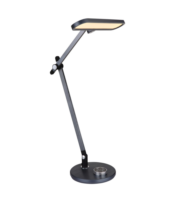 Berletta Desk Task Lamp Grey Dark LED Dimmable 3000-4000K Timer-5