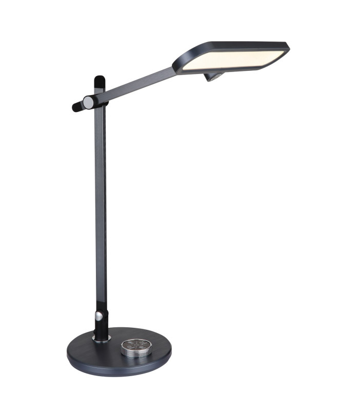 Berletta Desk Task Lamp Grey Dark LED Dimmable 3000-4000K Timer-7
