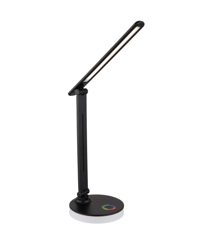 Geraldo Desk Task Lamp Matt Black LED 2700-4000K Touch Dimmer-1