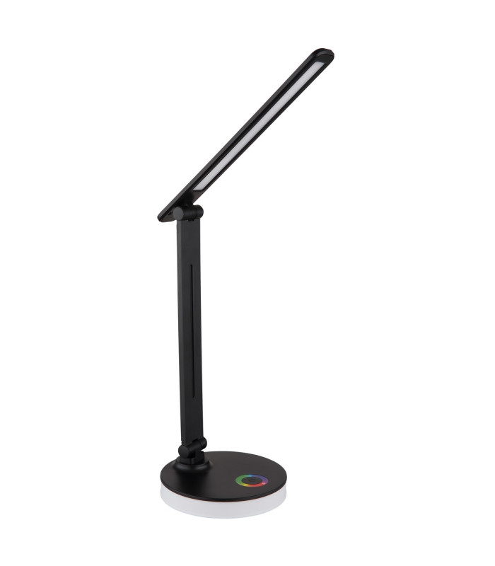 Geraldo Desk Task Lamp Matt Black LED 2700-4000K Touch Dimmer-2