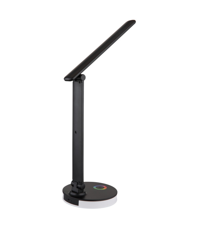 Geraldo Desk Task Lamp Matt Black LED 2700-4000K Touch Dimmer-3