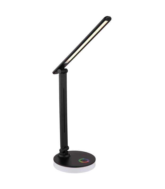 Geraldo Desk Task Lamp Matt Black LED 2700-4000K Touch Dimmer-5