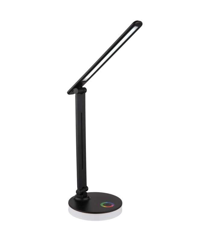 Geraldo Desk Task Lamp Matt Black LED 2700-4000K Touch Dimmer-6