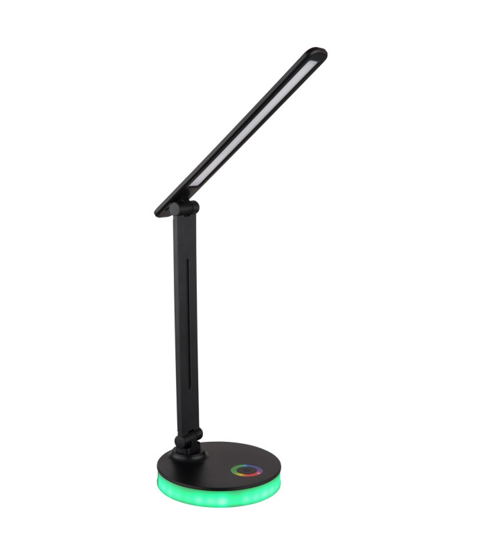Geraldo Desk Task Lamp Matt Black LED 2700-4000K Touch Dimmer-8