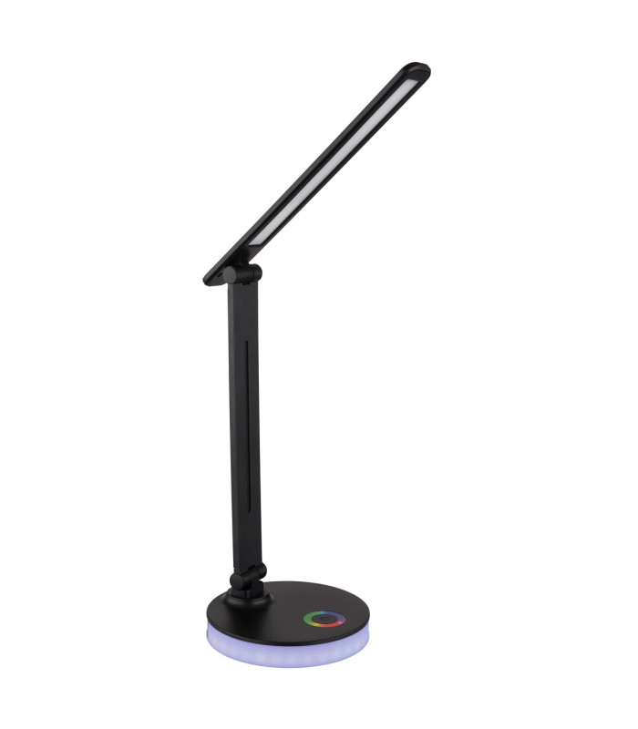 Geraldo Desk Task Lamp Matt Black LED 2700-4000K Touch Dimmer-9