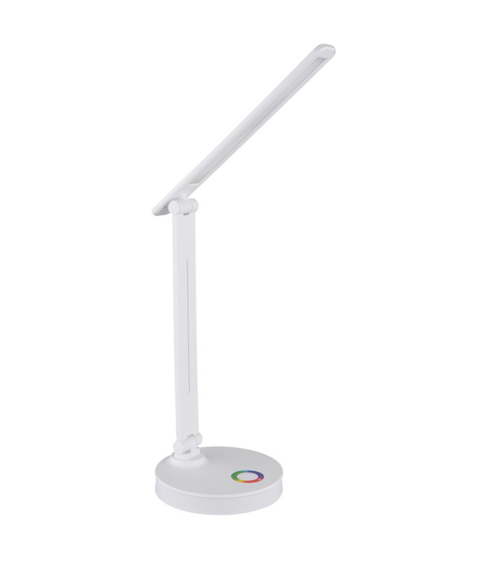 Geraldo Desk Task Lamp White Matt LED 2700-4000K Touch Dimmer-2