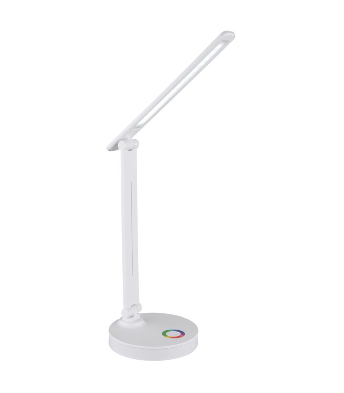 Geraldo Desk Task Lamp White Matt LED 2700-4000K Touch Dimmer-5