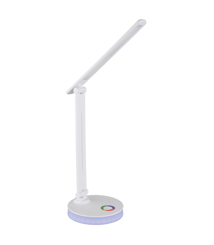 Geraldo Desk Task Lamp White Matt LED 2700-4000K Touch Dimmer-8